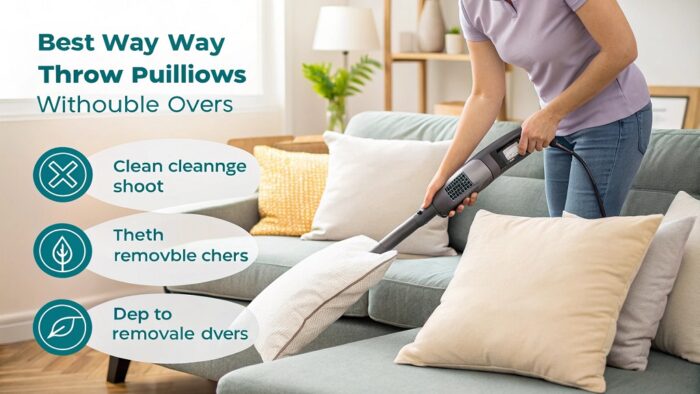 The Best Way to Clean Throw Pillows Without Removable Covers (And Keep Them Looking Great!)