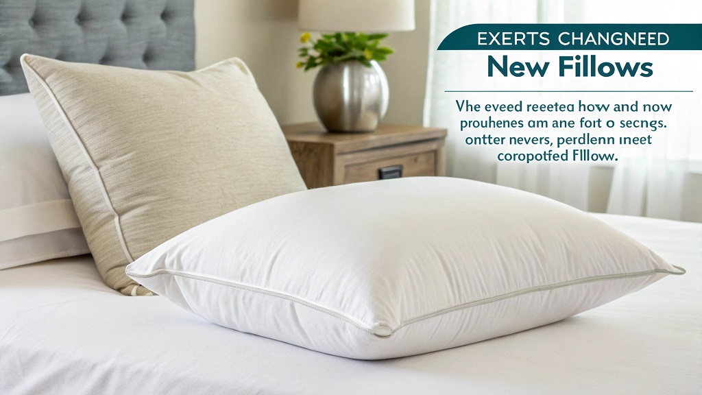 How long until you replace a pillow