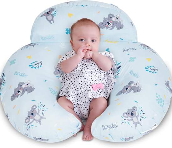 AMASKY Nursing Pillow Blue