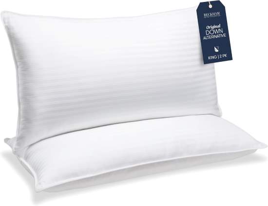 Beckham Hotel Collection Bed Pillows for Sleeping King Size Set of 2