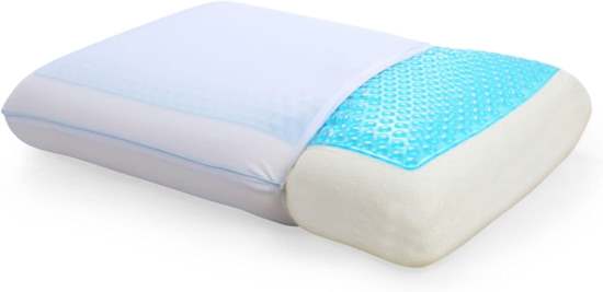 Classic Brands Reversible Cool Gel and Memory Foam Pillow