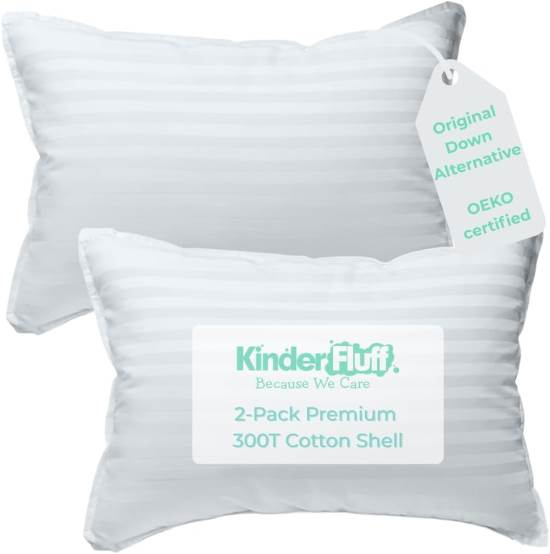 Kinder Fluff Toddler Pillow Down Alternative