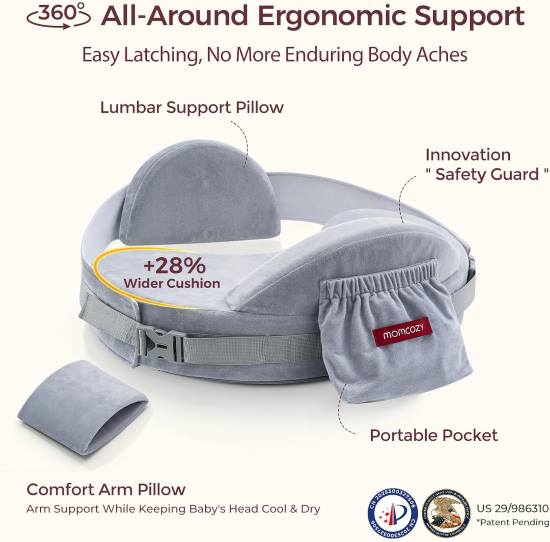 Momcozy CozyPro Nursing Pillow