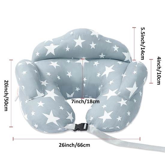 Nursing Pillow Adjustable Waist Strap Colorful Patterns