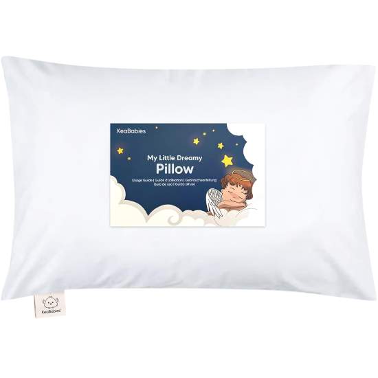 Toddler Pillow with Pillowcase for Sleeping