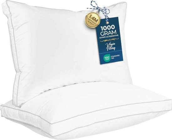 Utopia Bedding Gusseted Bed Pillows