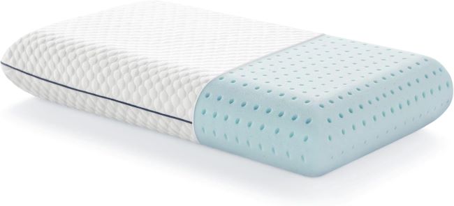 Weekender gel memory foam standard pillow for neck and shoulder support