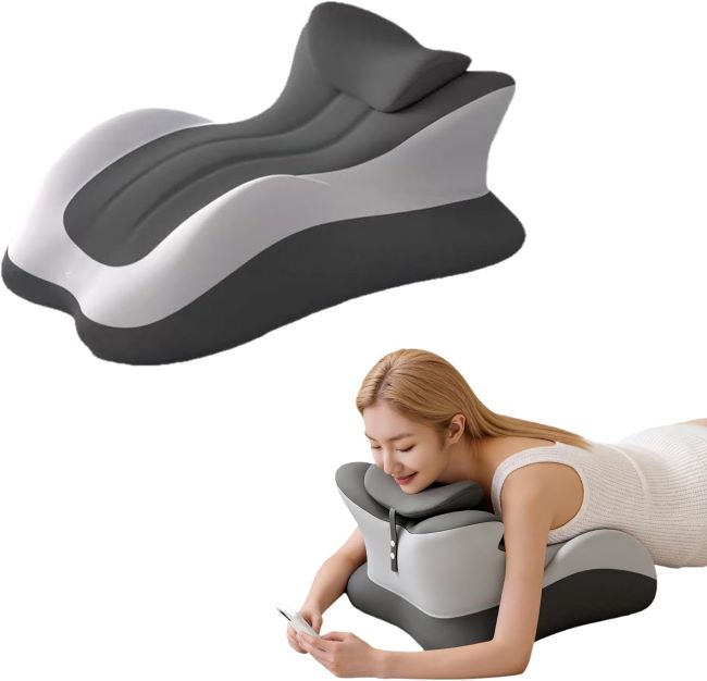 JHBH Couples Wedge Pillow – memory foam wedge pillow for reading, back support, leg elevation, and comfortable bed positioning.