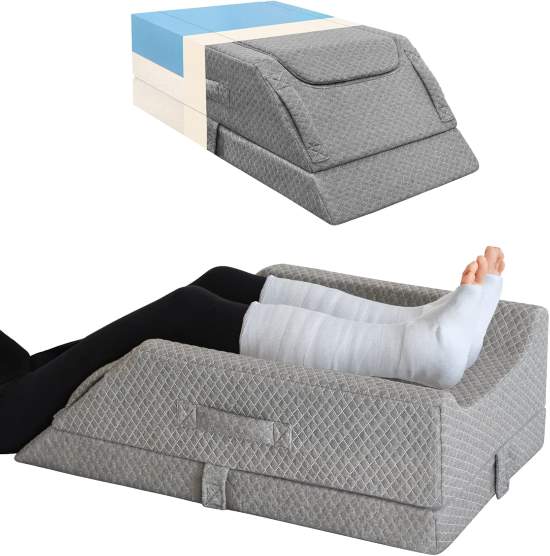 KINGPAVONINI Adjustable Leg Elevation Pillow