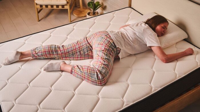 Different thin pillows displayed for comfortable stomach sleeping support
