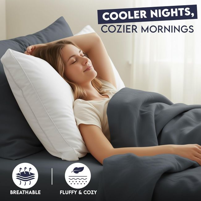 Utopia Bedding pillows designed for comfortable sleeping in different positions