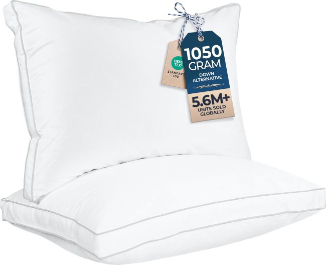 Best Utopia Bedding Gusset Bed Pillow Set in Texas (TX): Does It Combine Soft Fluffy Comfort, Cooling Feel, and Support for Different Sleeping Positions?