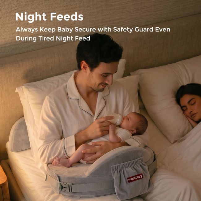 Momcozy CozyPro memory foam nursing support pillow