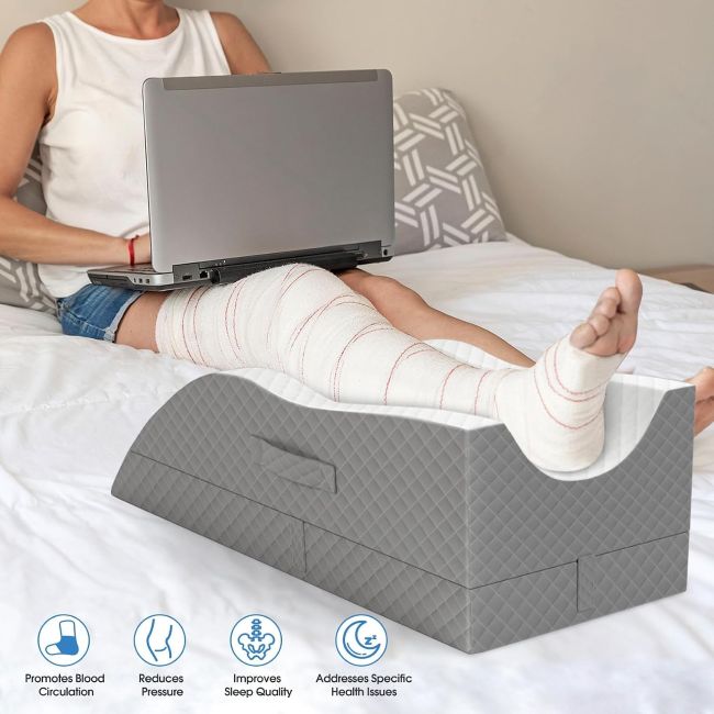 TranquilRelax wedge pillow for leg elevation