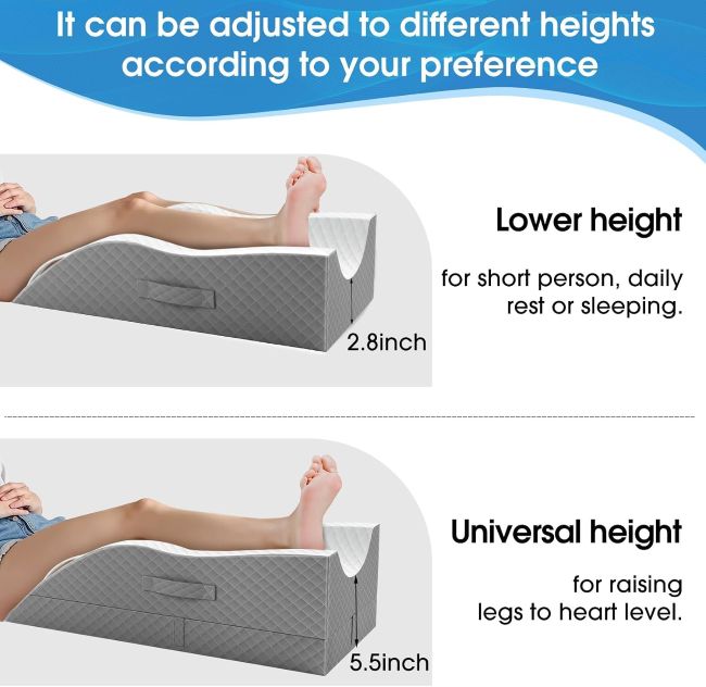 TranquilRelax Leg Elevation Pillow for home comfort
